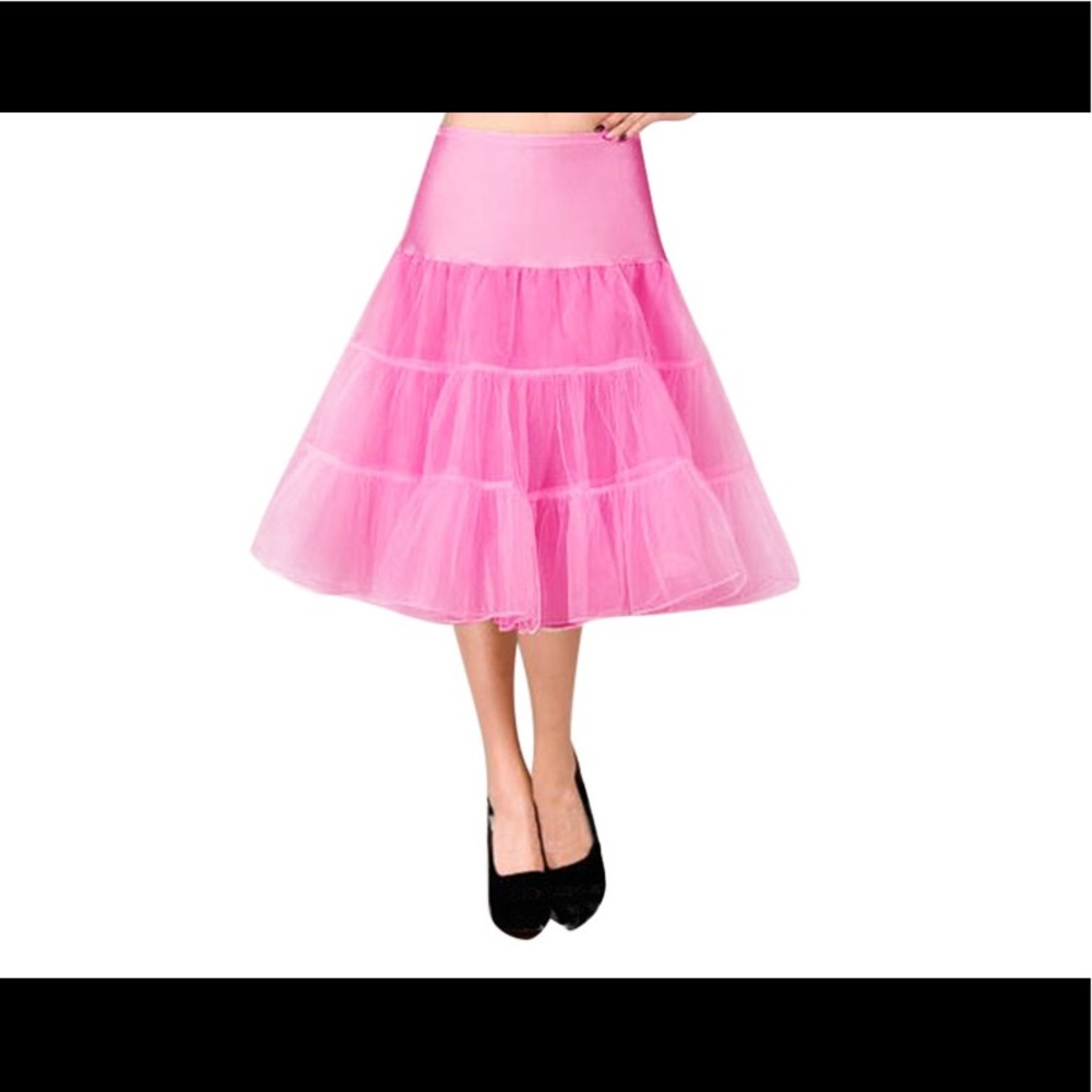 Pink crinoline